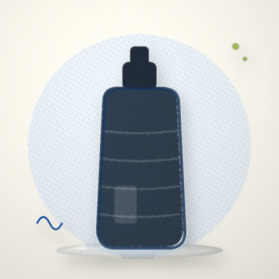 Ilustración: Botella con filtro Katadyn BeFree AC