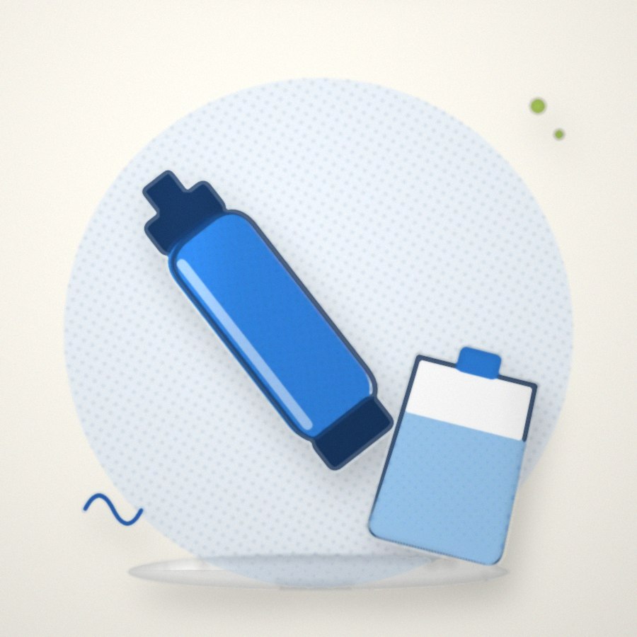 Ilustración: Filtro de agua portátil Sawyer Mini